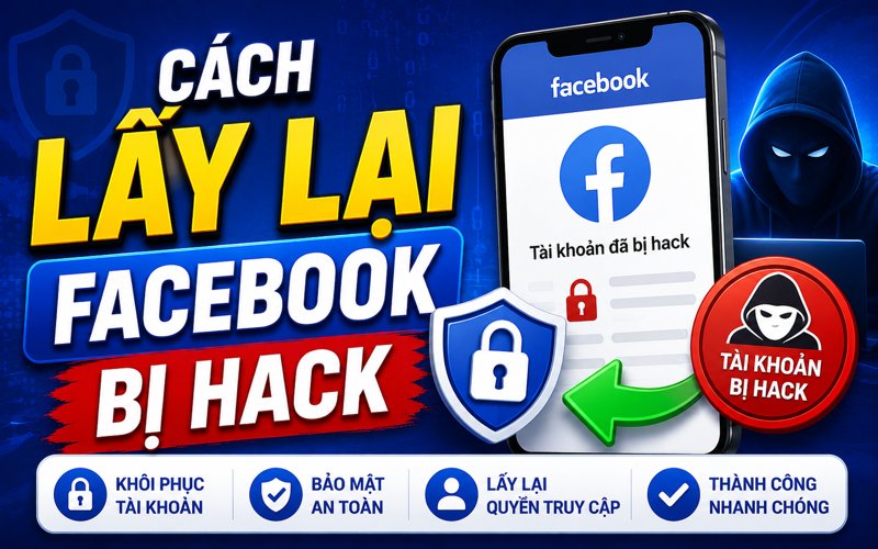 Cách Lấy Lại Facebook Bị Hack THUMBNAIL