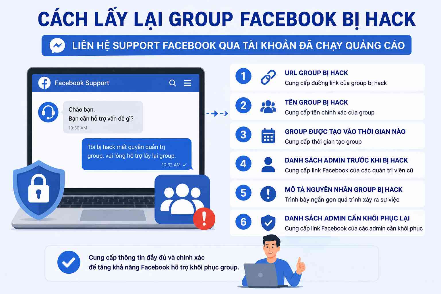Cách Lấy Lại Group Facebook Bị Hack