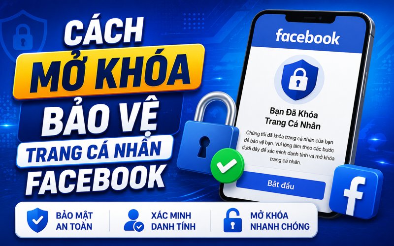 Cách Mở Khóa Bảo Vệ Trang Cá Nhân Facebook thumbnail