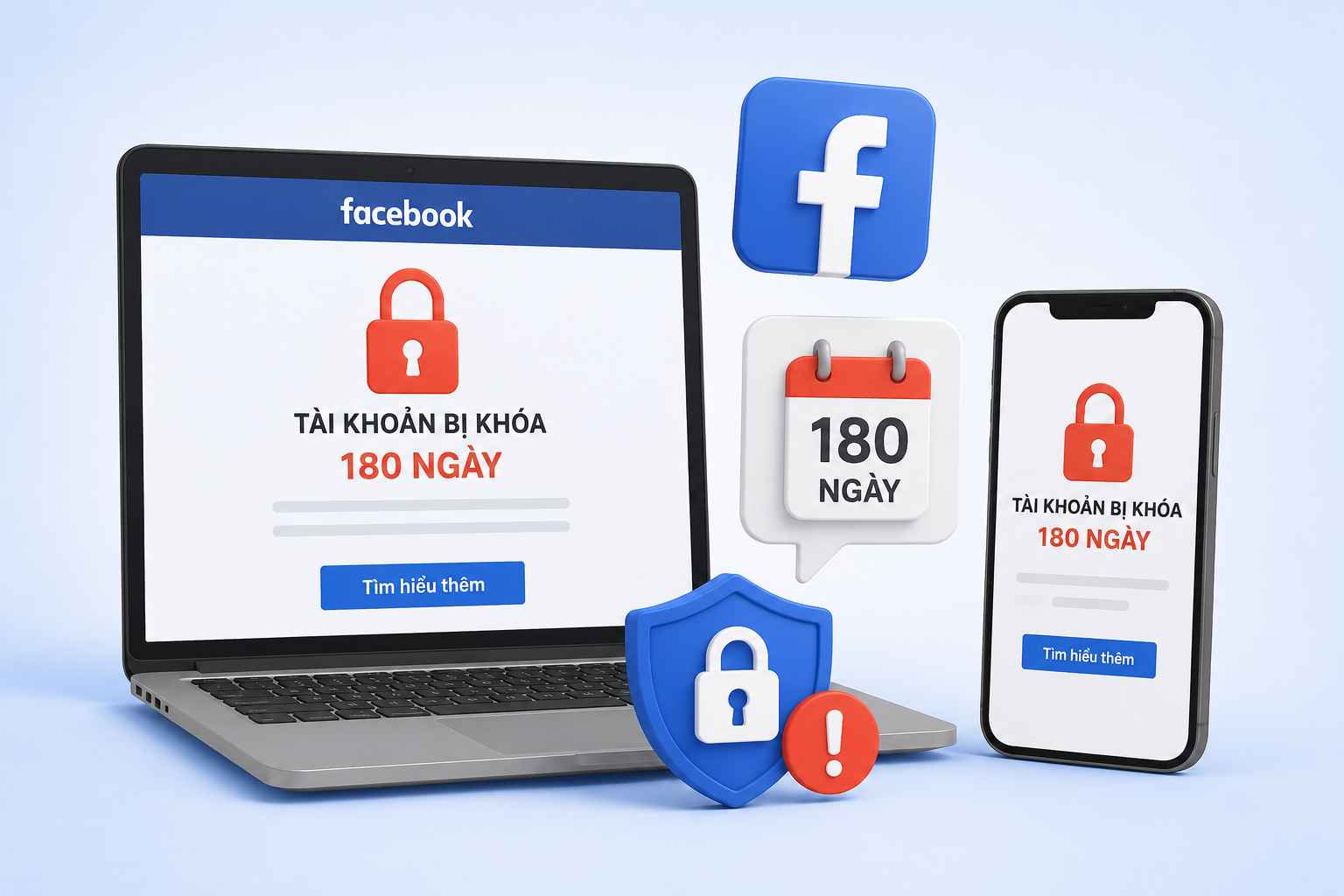 Cách Mở Khóa Facebook Bị Khóa 180 Ngày