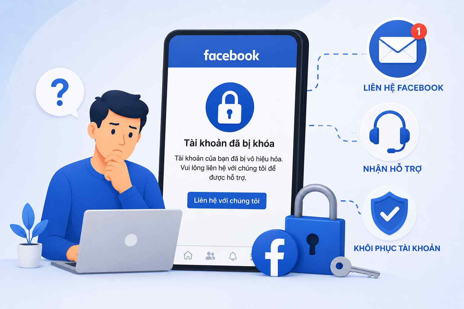 Liên Hệ Facebook Lấy Lại Tài Khoản
