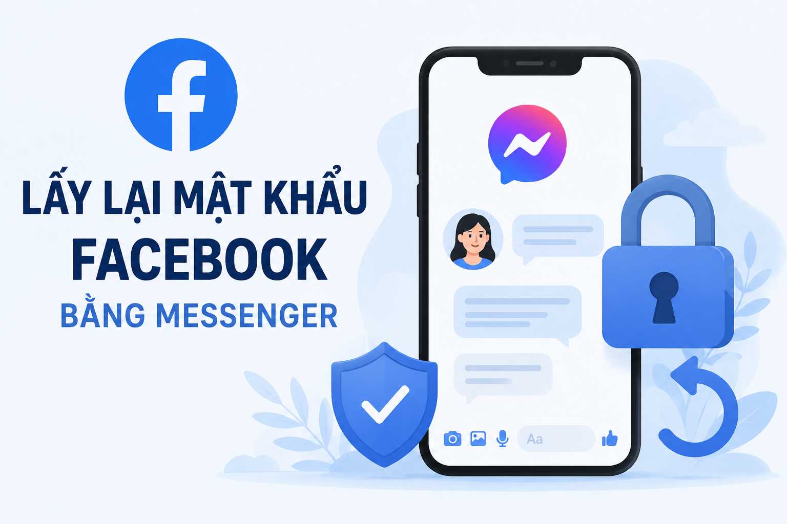 cách lấy lại mật khẩu facebook bằng messenger