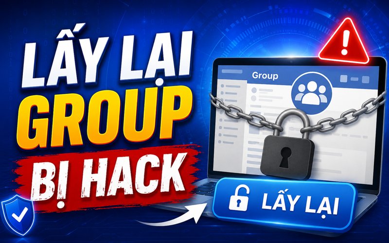 lấy lại group bị hack thumbnail
