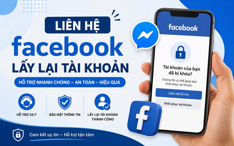 liên hệ facebook lấy lại tài khoản thumbnail