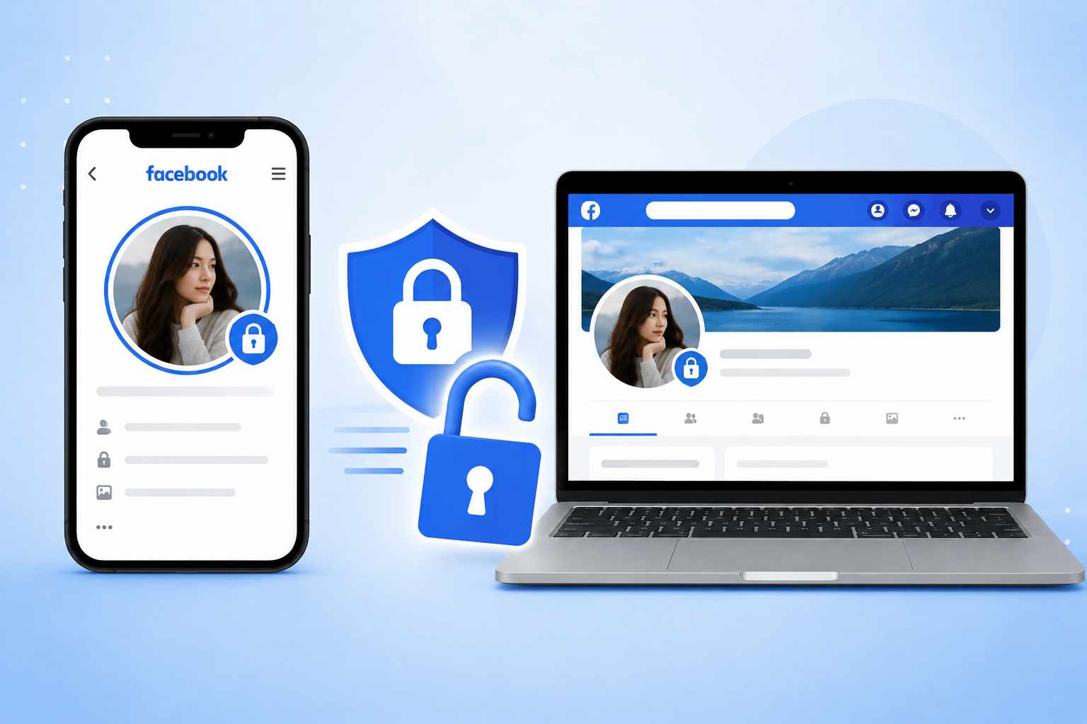 Mở Khóa Bảo Vệ Trang Cá Nhân Facebook